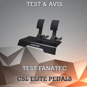 Test du Fanatec CSL Elite Pedals