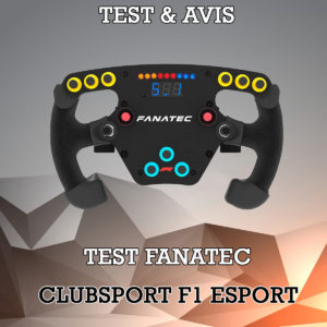 Test du CLUBSPORT F1 ESPORTS